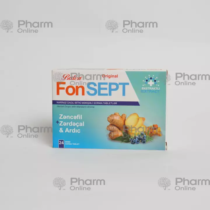 FonSept (mandarin)(naringi) No. 24 (Pastilles) (<>) (Turkey)