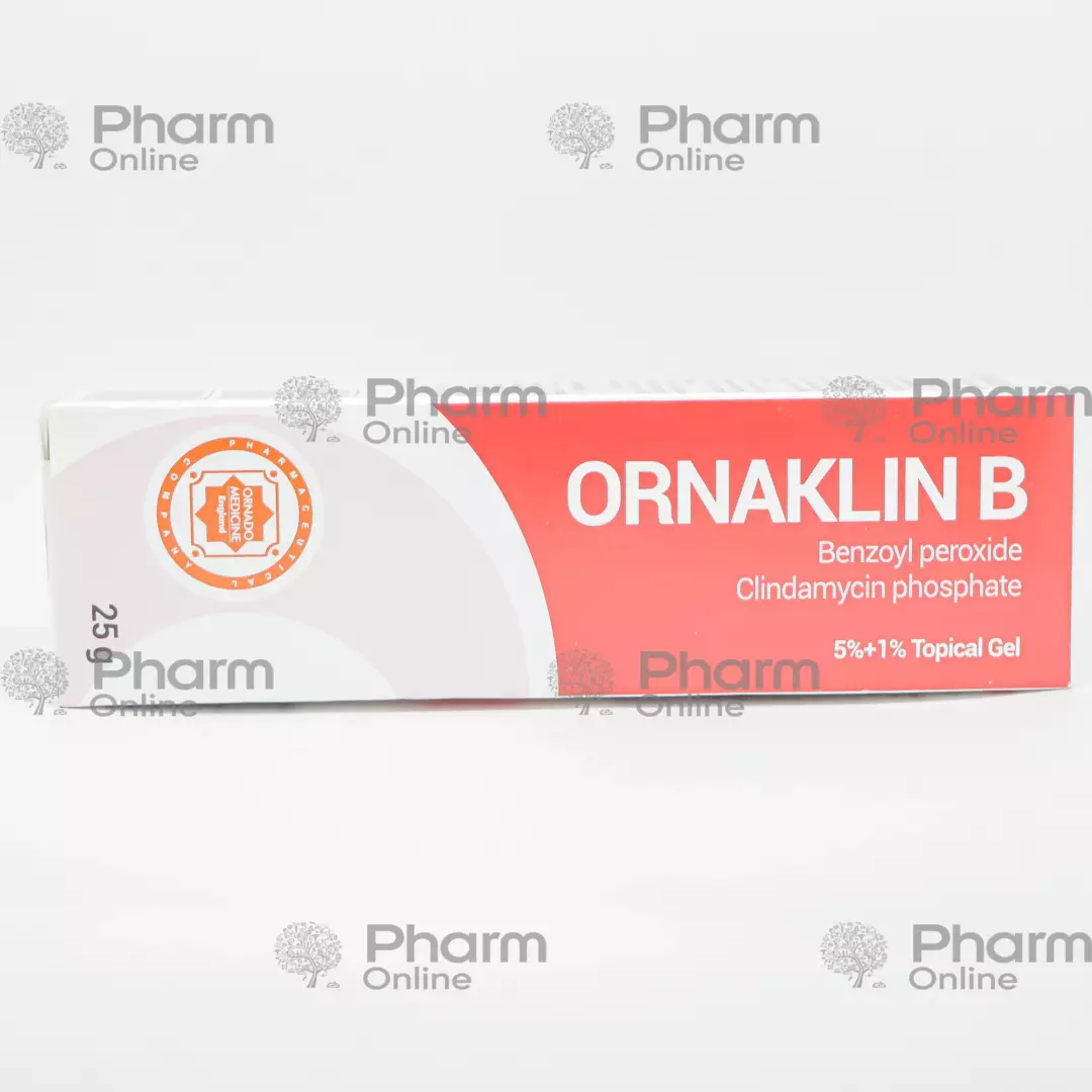 Ornaclin B 25 gr (Gel) (FARMA-TEK İLAÇ SAN. VE TİC. A.Ş.) (Turkey)