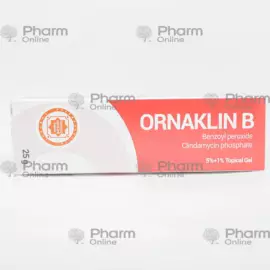Орнаклин Б 25 гр (Гель) (FARMA-TEK İLAÇ SAN. VE TİC. A.Ş.) (Турция)