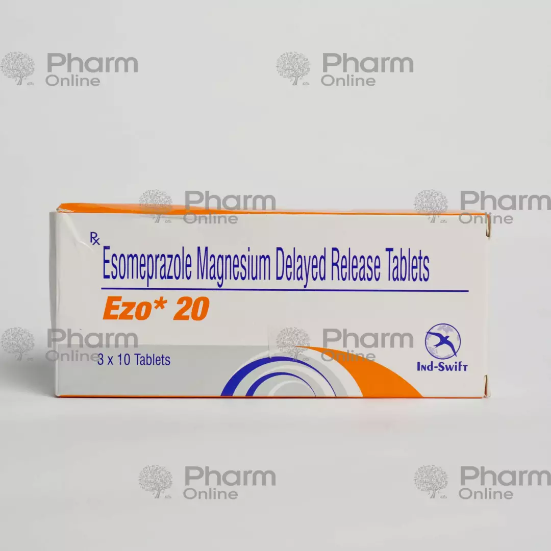 Ezo 20 mg No. 30 (Tablets) (India)