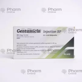 Gentamisin 80 mq 2 ml № 10 (Ampulalar) (İsveçrə)