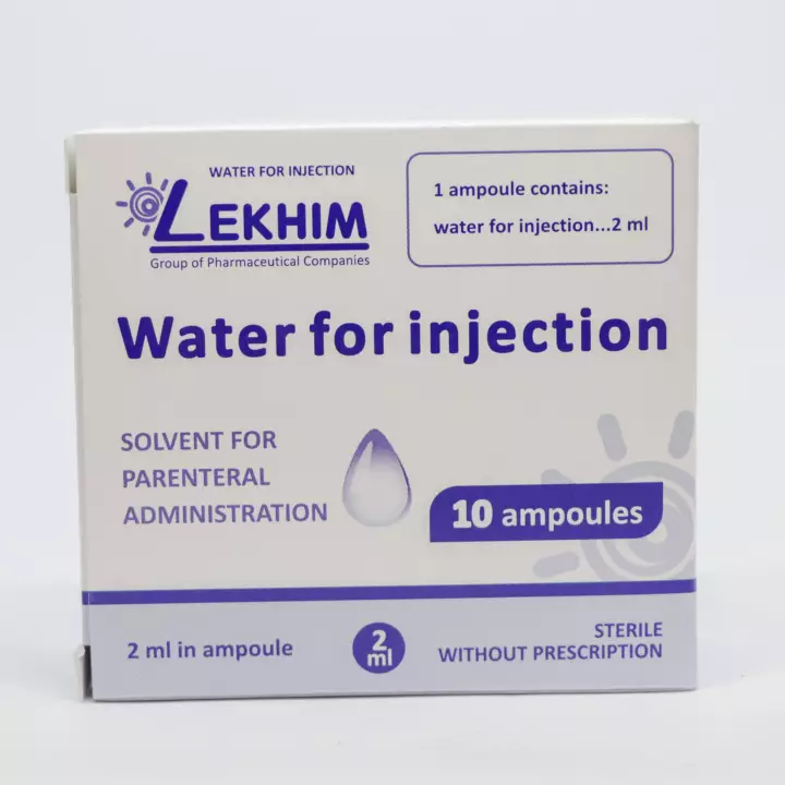 İnyeksiya üçün su 2 ml № 10 (Ampulalar) (Ukrayna)