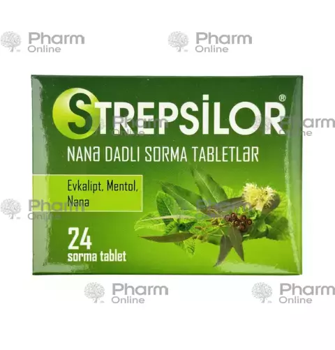 Strepsilor mentol № 24 (Pastilkalar)