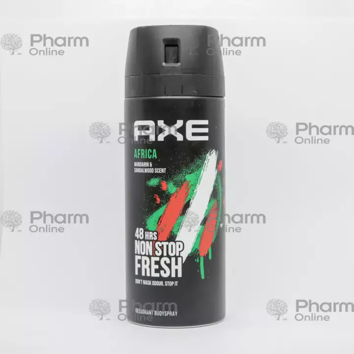 AXE deo Afrika (3494)(2240)(1517) 150 ml (Sprey) (<>) (İngiltərə).
