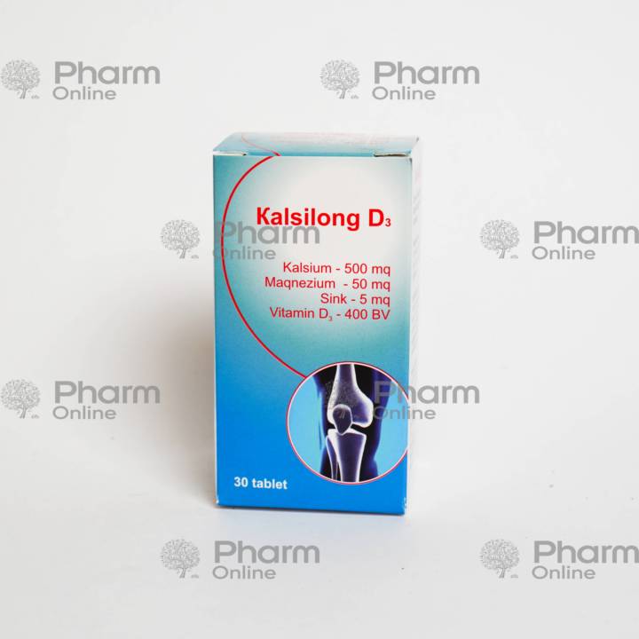 Calcilong D-3 № 30 (Həblər) (Pharmex Rom Industry Srl) (Rumıniya)