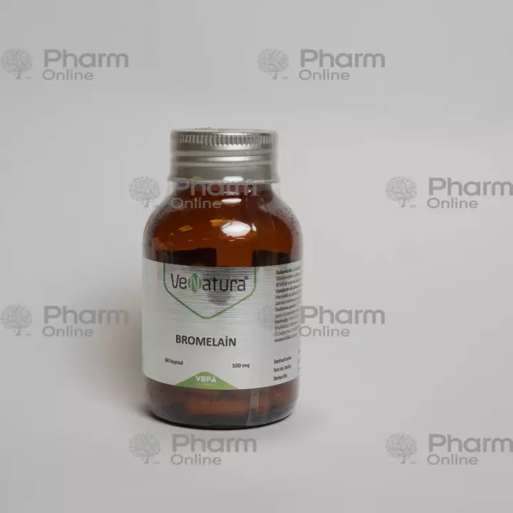 Venature Bromelain 500mg № 60 (Capsules) (Vefa Ilac Sanayi ve Ticaret Ltd Sti) (Turkey)