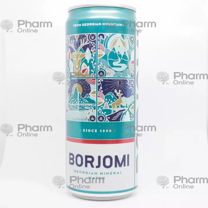 Borjomi mineral water (can) (1810) 0.33 l (Solution) (<>) (Georgia)