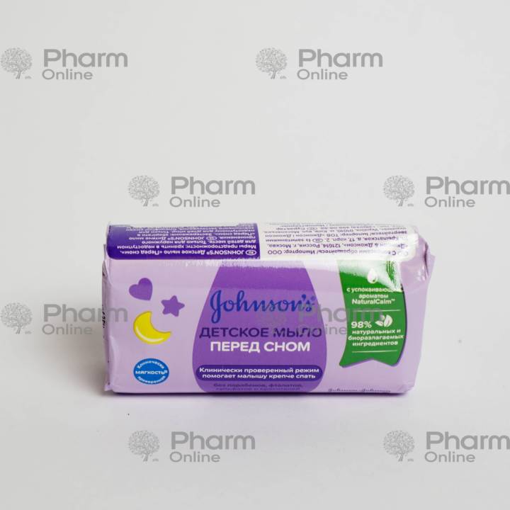 Jonhson baby uşaq  sabunu yatmazdan əvvəl (2772)(2895) 90 qr (gigiyena vasitələri) (İkarov) (Rusiya)