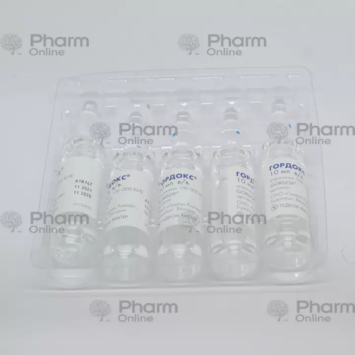 Gordox 10 ml  № 5 (Ampoules) (Gedeon Rixter) (Hungary)