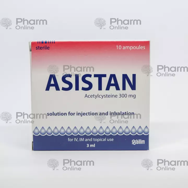 Asistan 300 mg № 10  (Ampulalar) (Bilim İlaç San. ve Tic. A.Ş.) (Türkiyə)(***)