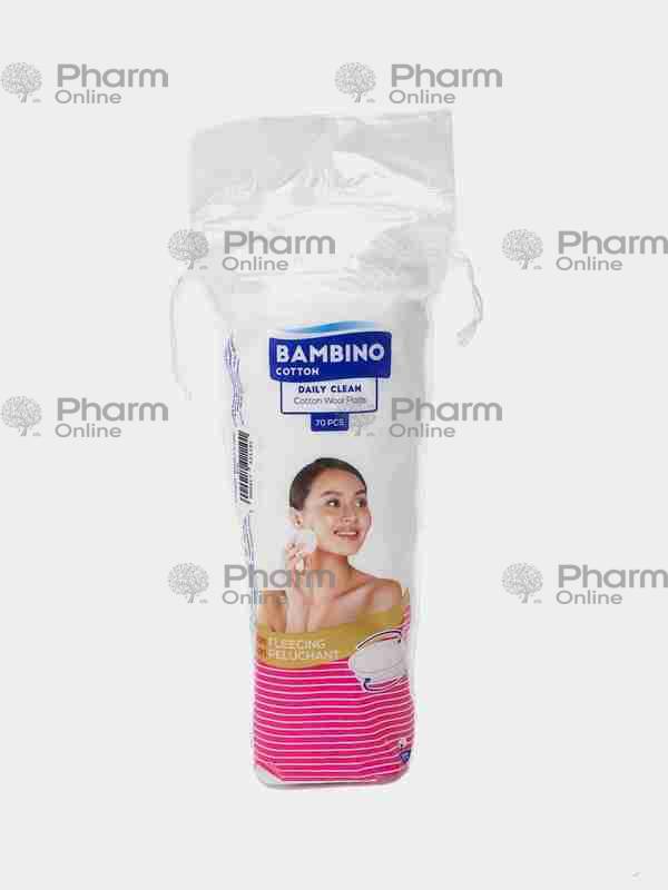 Kosmetik  pambıq disklər "Bambino" №  70