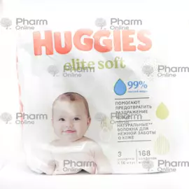 Salfetka yaş Huggies  Elit soft 2+1 zərif qulluq (3038) № 168 (Kosmetika) (<>) (Türkiyə)