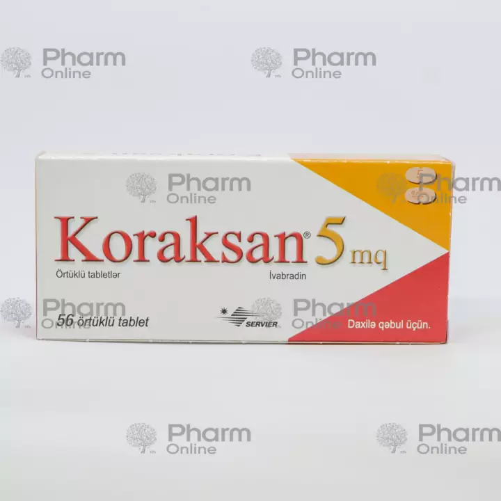 Coraxan 5 mg № 56 (Pills) (Servier) (France)