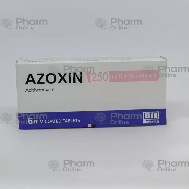 Azoksin 250 mg № 6 (Həb) (Biofarma İlac San. ve Tic. A.Ş.) (Türkiyə)