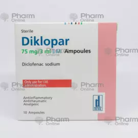 Diklopar 75 mq / 3 ml № 10 (Ampulalar) (<>) (Türkiyə)