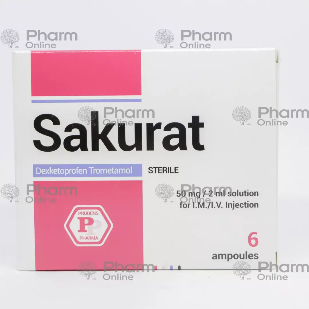 Sakurat 50 mg 2 ml № 6  (Ampulalar) (Deva Holding A.S.) (Türkiyə)