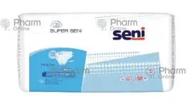 Diapers for adults Seni-4 super extra large 130-170kg (691424)(9581) № 30 (Hygiene products) (İka