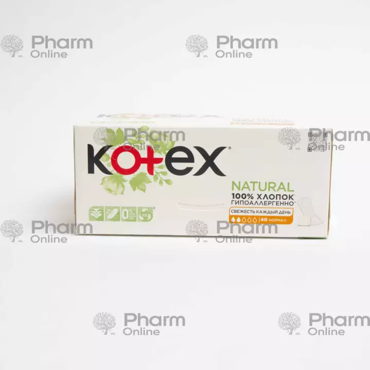 Kotex natural cotton hypoallnrg gaskets, normal (8630) № 40 (Cosmetics) (<>) (Russia)