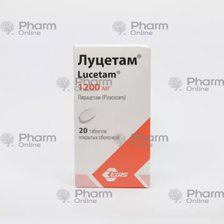 Lucetam 1200 № 20 (Pills) (Egis) (Hungary)