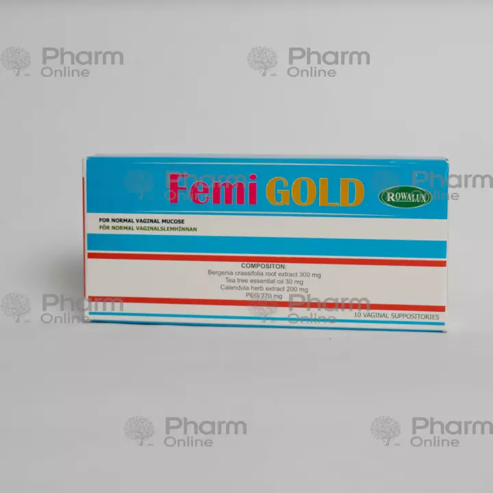 Femi Gold No. 10 (Vaginal suppositories) (Econika) (Ukraine)