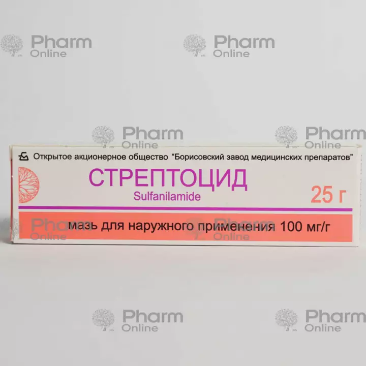 Streptosid 10% 25 q (məlhəm) (Borisovsky ZMP) (Belarus)(***)