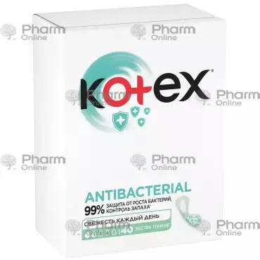 Kotex daily antibacterial liners extra thin (9149) №40 (Cosmetics) (<>) (Russia)