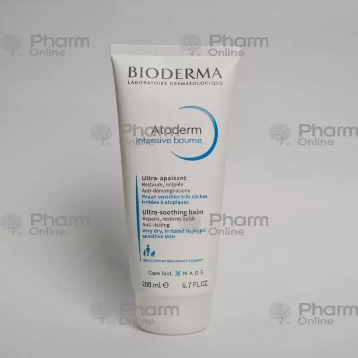 Bioderma cream atoderm intensive for very dry and atopic skin 200 ml (France)