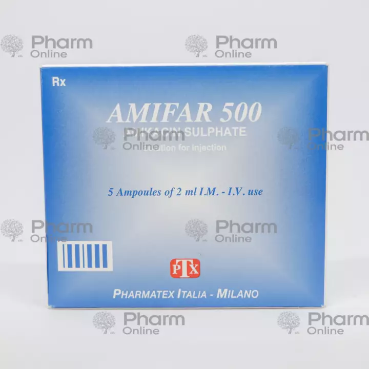 Amifar 500 mg № 5 (Ampoules) (<>) (Italy)
