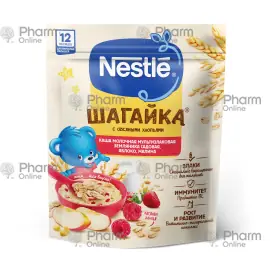 Uşaq qidası Nestle sıyıq 12aylıq 5dənli bitki,çiyələk,alma,moruq 190qr
