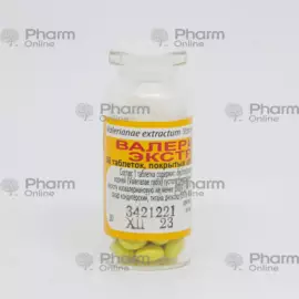 Valerian EXTRA strength 0.2 g № 50 (Tablets) (Russia)