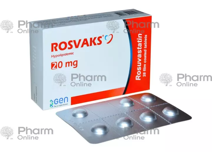 Rosvaks 20 mq №28 (Tablet) (GEN ILAC və Sağlıq Ürünlleri A S) (Türkiyə)
