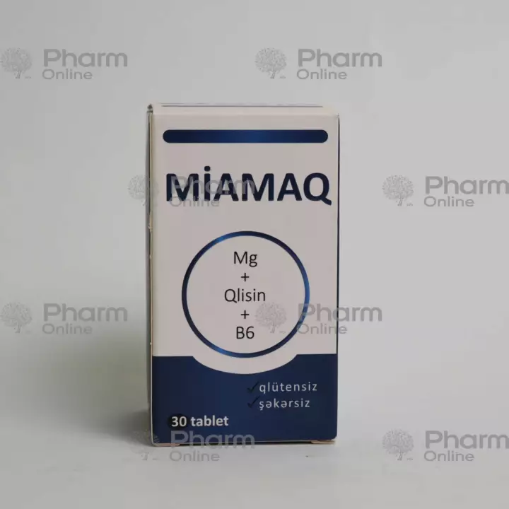 Miamag (Mg + Glecine + B6)  № 30 (Pills) (AD Medline sağlık ürünləri) (Turkey)