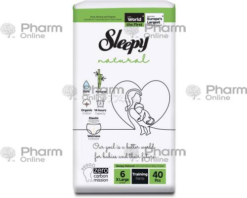 Слипи Натурал пантс 6 X-large 15-25кг №40  (Турция