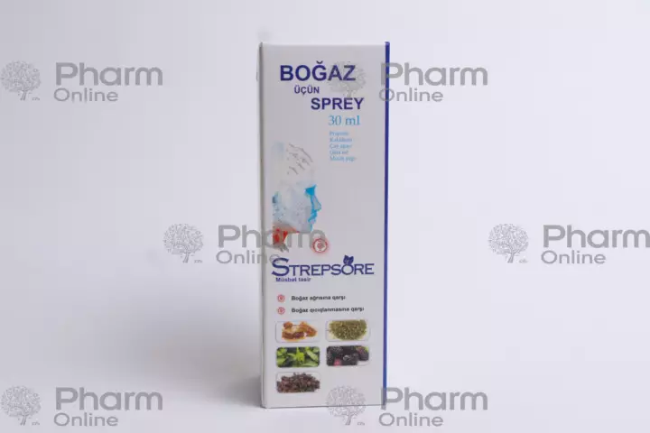 Strepsor 30 ml (Boğaz Spreyi) (Met Line) (Türkiyə)