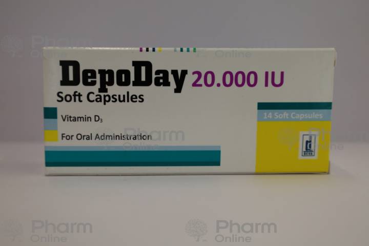 Depoday 20000 IU №  14 (Kapsulalar) (Türkiyə)