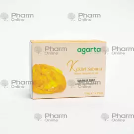 Aqarta  kükürd sabunu (0612) 150 qr (Kosmetika) (Güneyce) (Türkiyə)