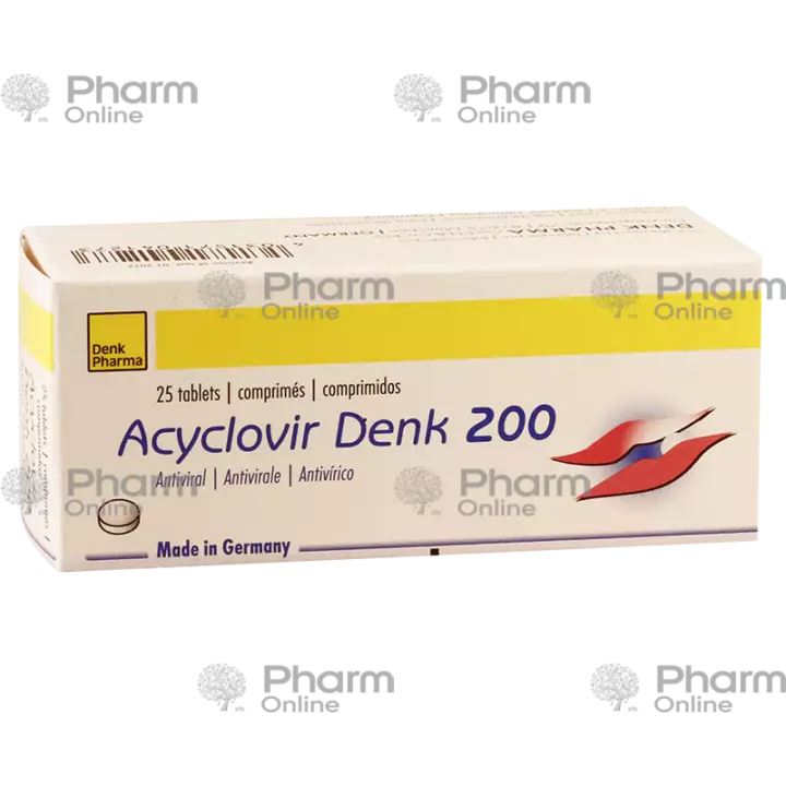 Açiklovir Denk 200 mq № 25 (tabletlər)
