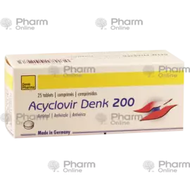 Açiklovir Denk 200 mq № 25 (tabletlər)