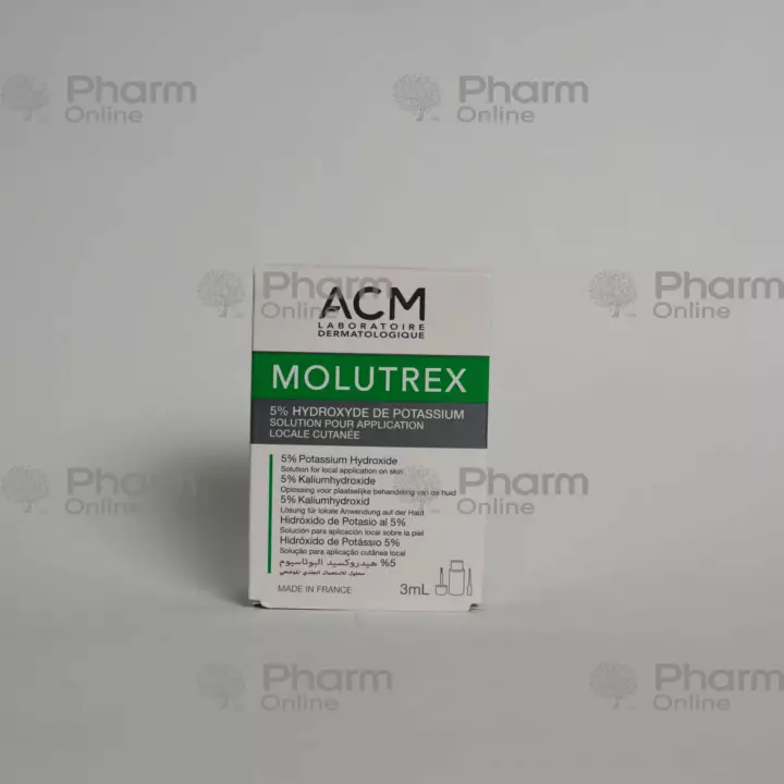 Molutrex solution for the treatment of skin diseases (molluscum contagiosum) (2551) 3 ml (Solution)