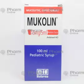 Mucolin 15 mg/ 5 ml 100 ml (Pediatric syrup) (Biofarma Ilac San. ve Tic. A.S.) (Turkey)