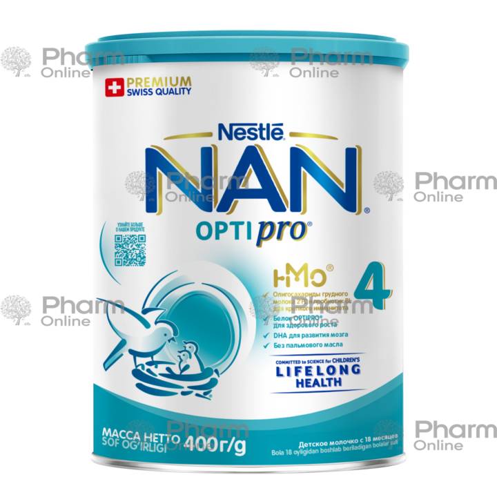 Детское питание "НАН-4" 400гр (Nestle) (Турция)