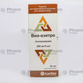 Via-azitro 200 mg/5 ml 30 ml (Şərbət) (VÖRLD MEDİSİN İLAÇ SAN VE TİC AŞ, ) (Türkiyə)
