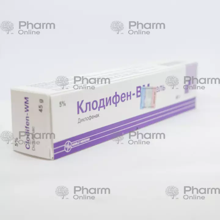 Klodifen WM 5% 45 qr gel, klodifen gel qiyməti, ağrıkəsici maz