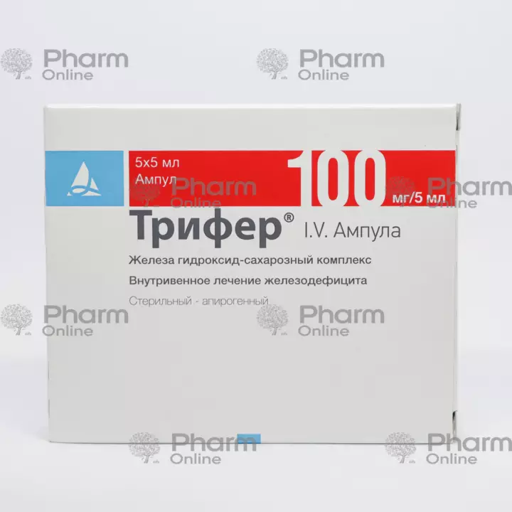 Trifer IV 5 ml № 5 (Ampulalar) (Santa Farma İlach) (Türkiyə)