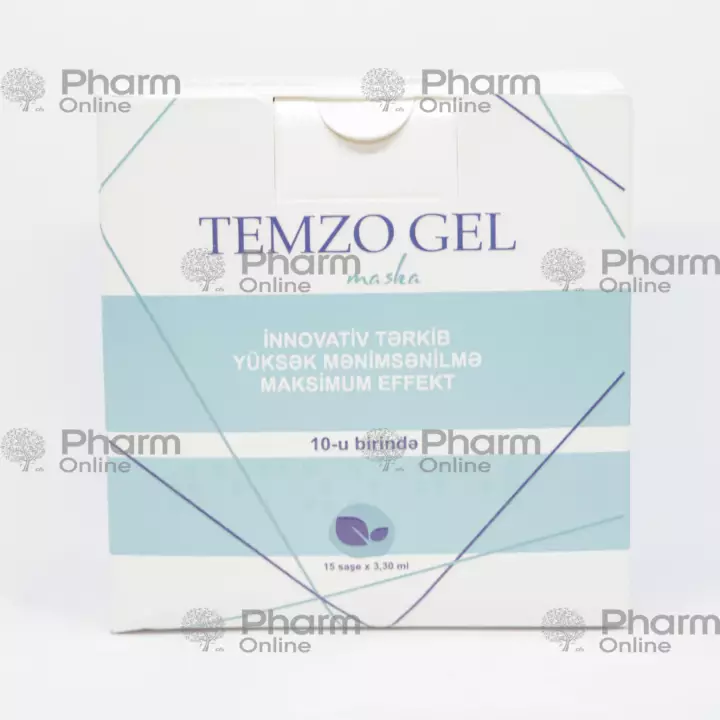 Temzo gel (0579) 3,3 ml №15 (Maska) (Medline) (Türkiyə)