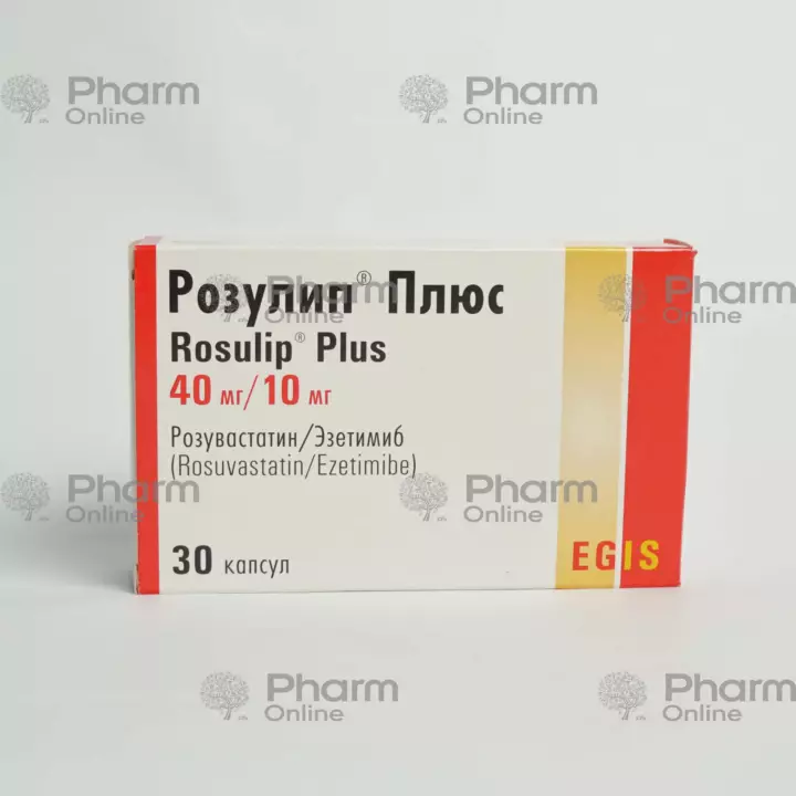Rosulip Plus 40/ 10 mq № 30 (Tabletlər)(Macarıstan)