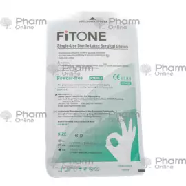 Перчатки стерильные  №6,0 (латекс,без пудры) (Прочее) (Fitone latex products) (Китай)