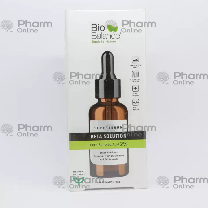 Biobalance Salicylic Acid Serum 2% – Klinik təsdiqli 30 ml məhlul