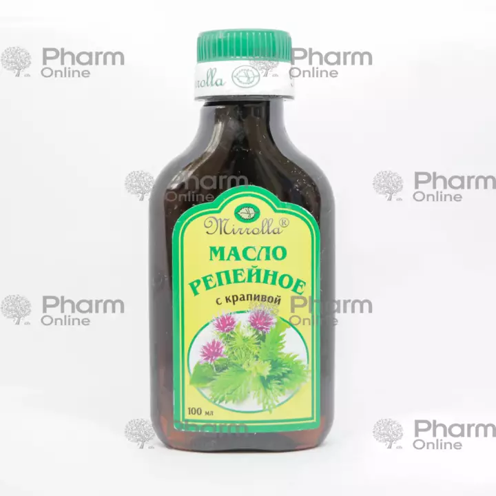 Repeynoe oil with nettle 100 ml (Mirrolla) (Solution) (Mirra OOO) (Russia)