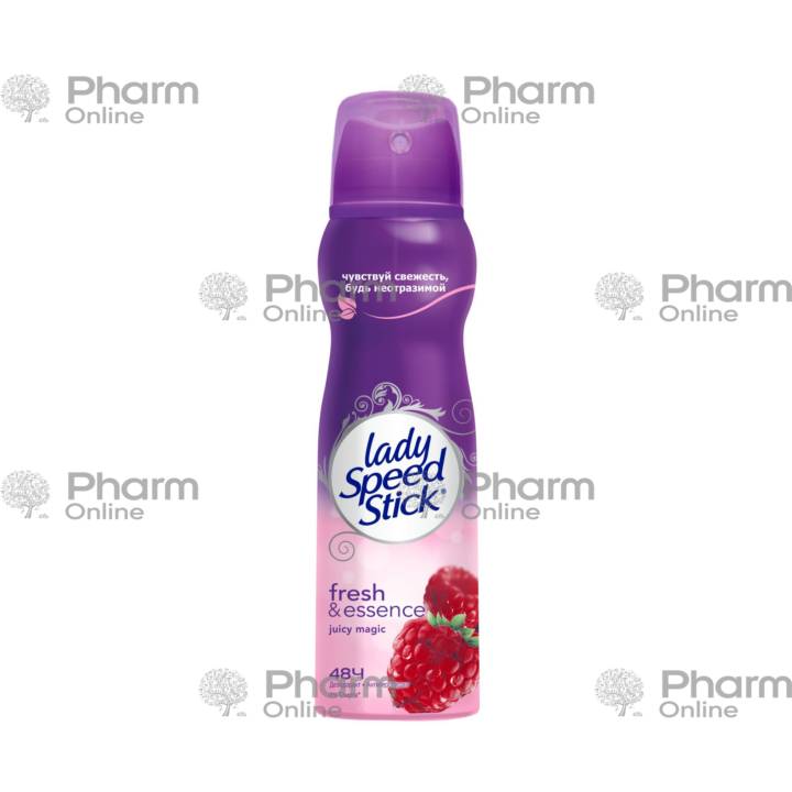 Антиперспирант спрей "Lady speed stick" fresh & essence juicy magic 150мл (227A/8016) (Спрей)